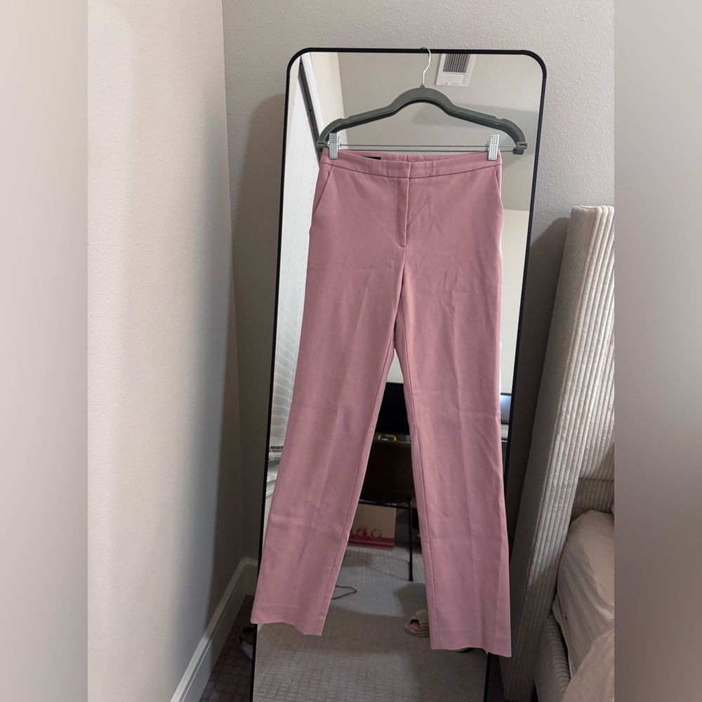 Escada Dusty Pink Slim Suite Pants